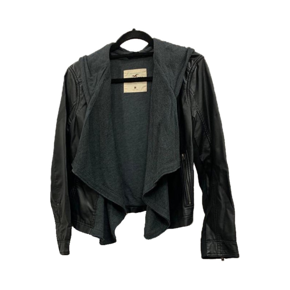 Hollister leather jacket